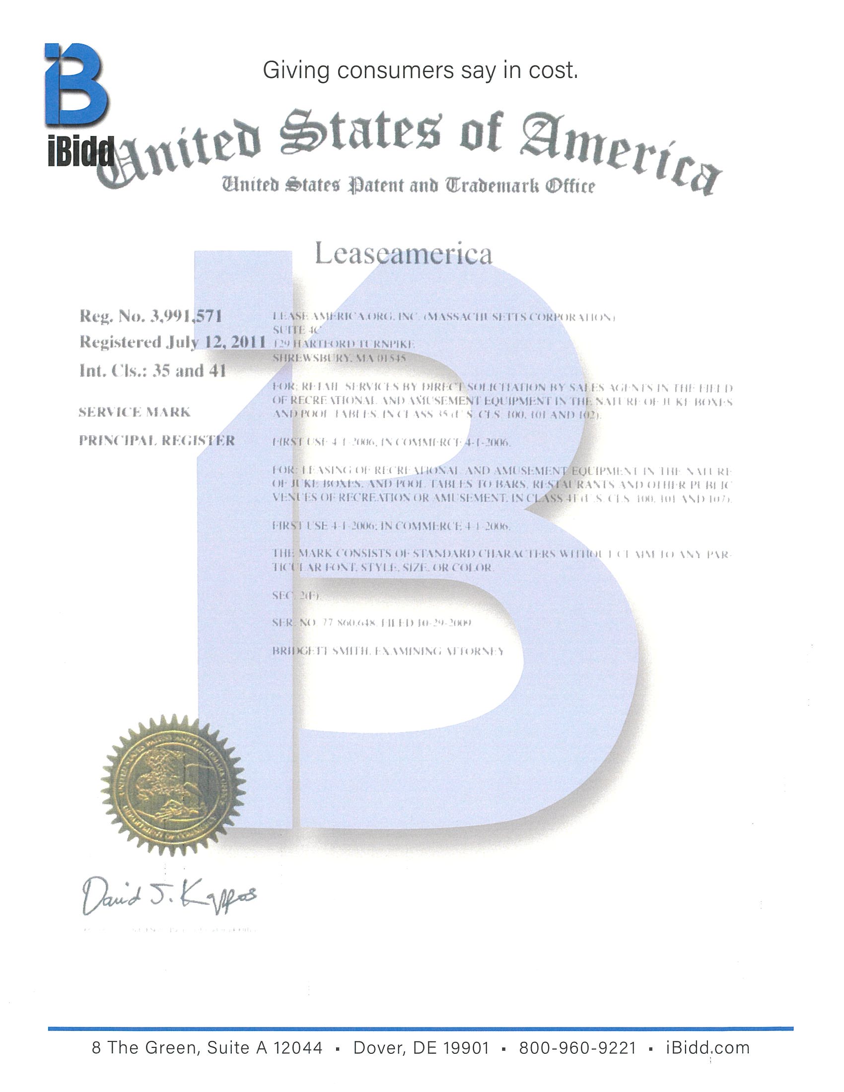 LeaseAmerica.com is For Sale or Lease!! w/ Trademark available