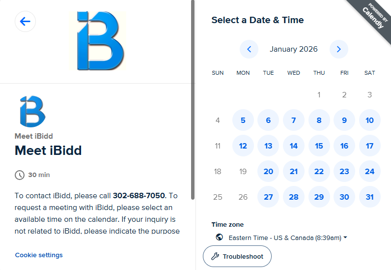 Click Calendar (Schedule a Meeting)