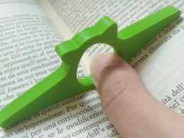 8) Thumb Book Holder - Use your thumb to hold book pages open as you read.